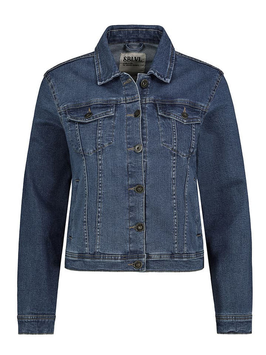 Sublevel Denim Jacket Navy Women