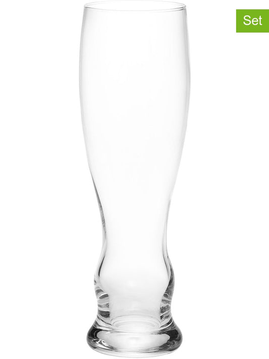 Maku 2-Piece Set: Beer Glasses Transparent 500 ml Unisex