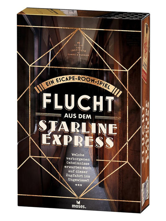 moses. Puzzle Game "Flucht aus dem Starline Express" from 12 years Unisex