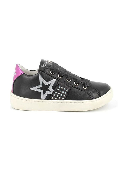 Primigi Leather Sneaker Black Kids