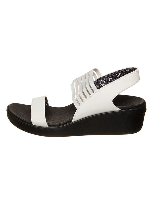 Skechers Wedge Sandals "Rumble" White Women