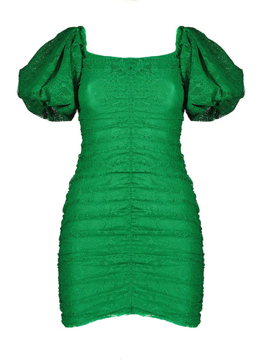 Pinko Dress Green Women