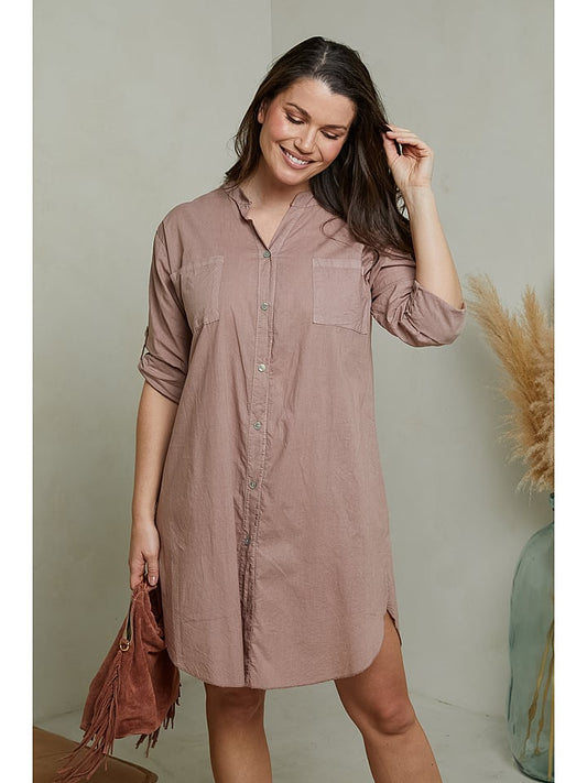 Curvy Lady Dress Taupe Women