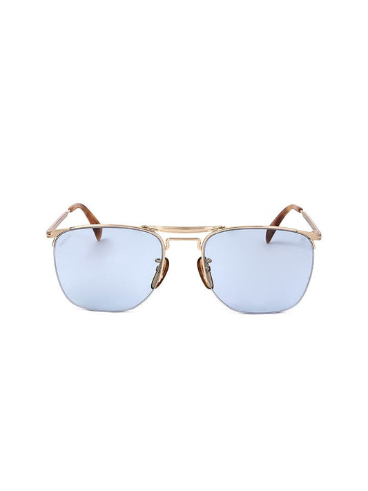 David Beckham Sunglasses Light Blue / Gold Men