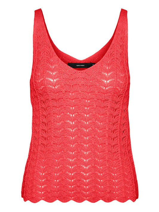 Vero Moda Knitted Top Red Women