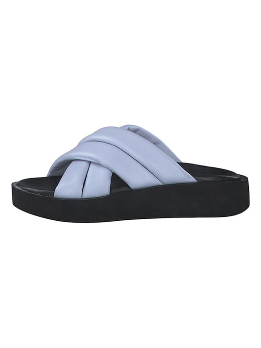 s.Oliver Leather Mules Lilac / Black Women