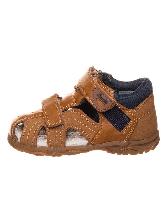 Lurchi Leather Sandals "Jonathan" Light Brown Kids