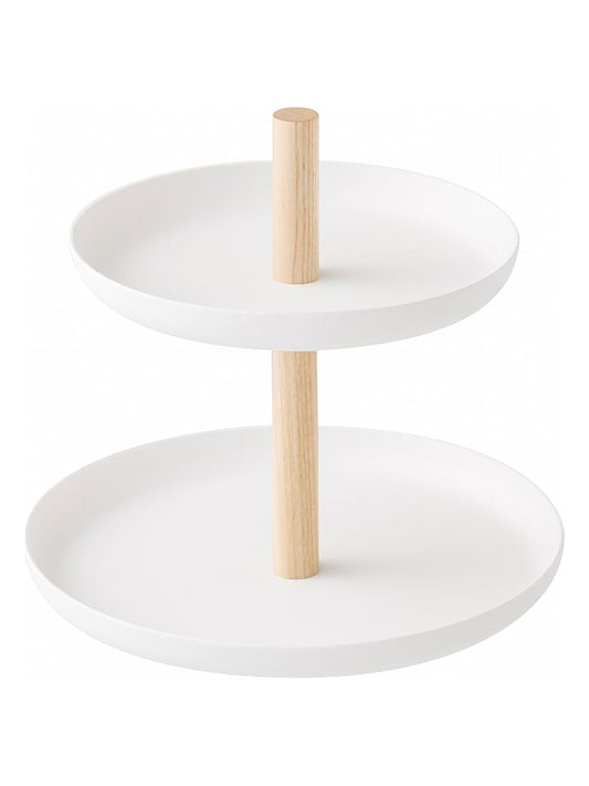Yamazaki Cake Stand "Tosca" White Ø 16 cm Unisex