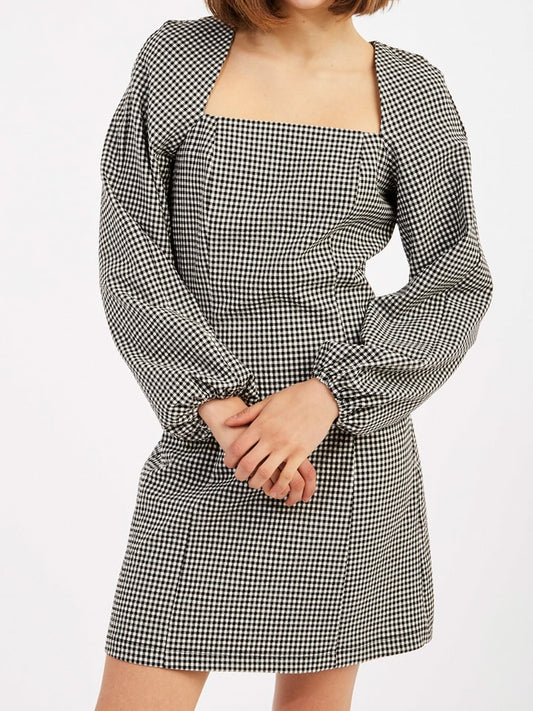 Naf Naf Dress Black / White Women