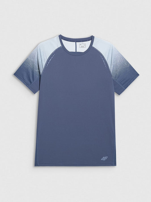 4F Training Shirt Blue Grey Men