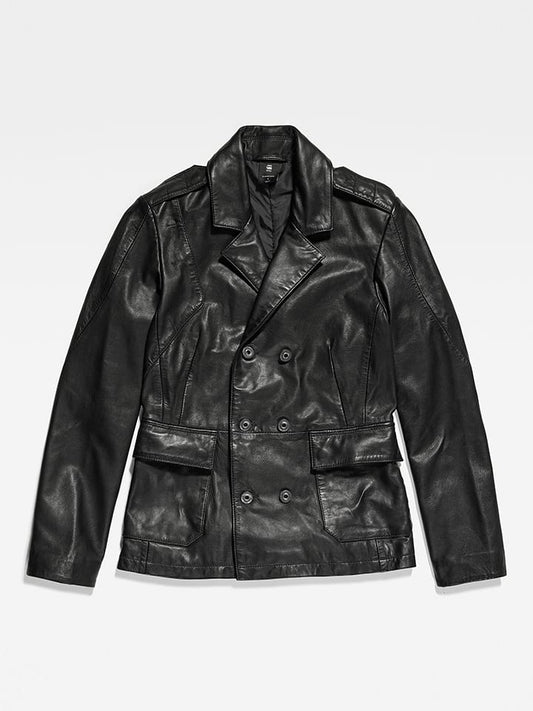 G-Star Leather Jacket Black Women
