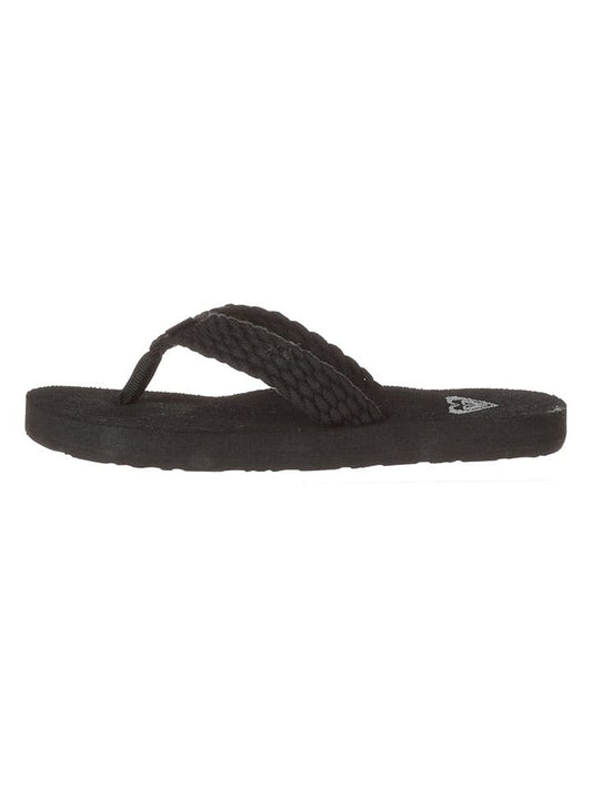 Roxy Flip Flops Black Kids
