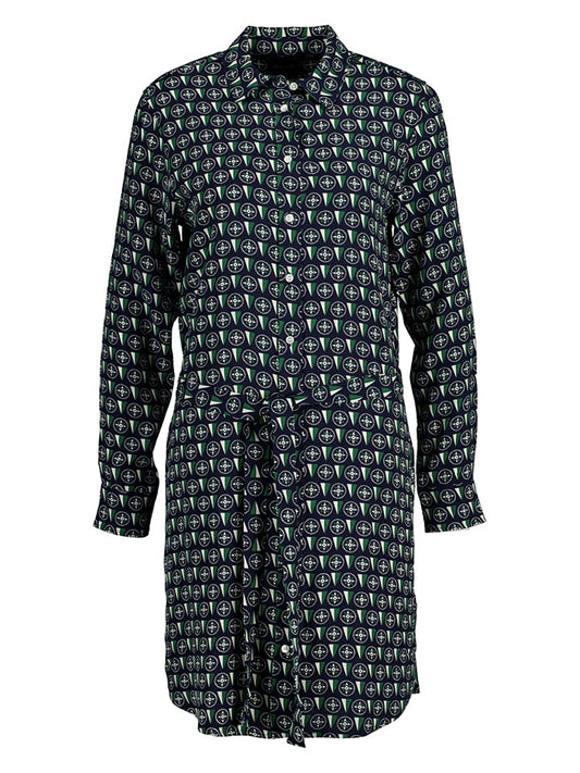 Gant Dress Navy / Green Women