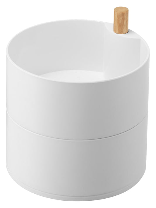 Yamazaki Jewellery Box "Tosca" White (D)15,5 x Ø 14,5 cm Unisex