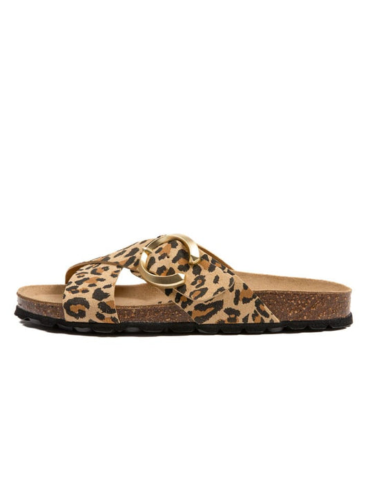billowy Mules Brown / Beige Women