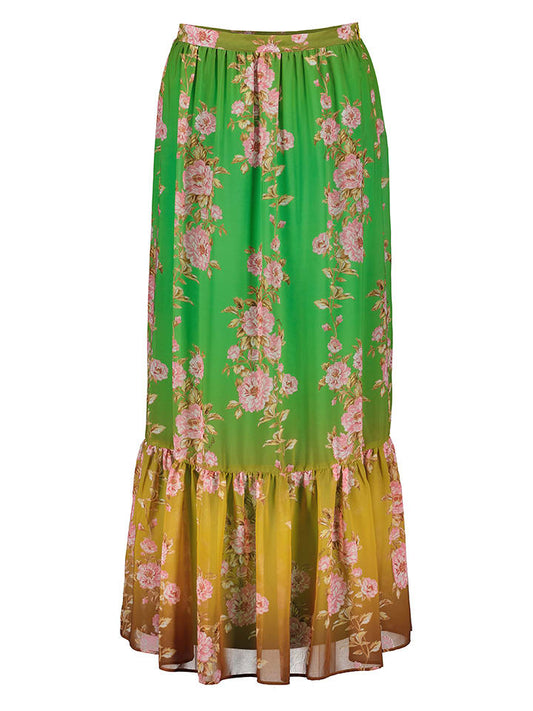 Pinko Skirt Yellow / Green Women