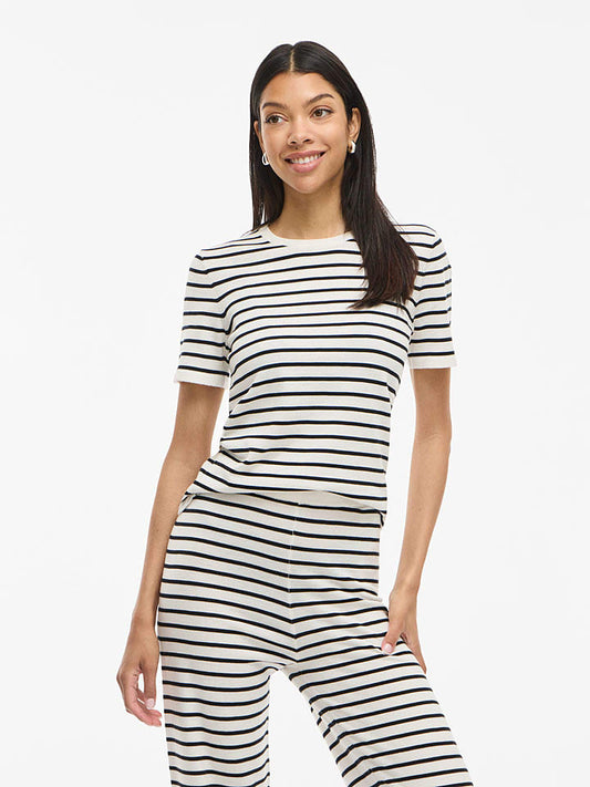Vila Shirt "Vilipsa" White / Black Women