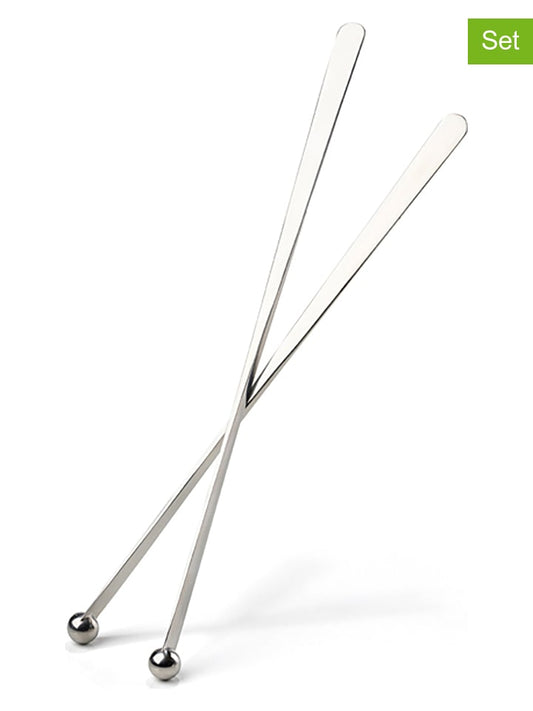 Zone Denmark 2-Piece Set: Stainless Steel Cocktail Spoon (L)25 cm Unisex