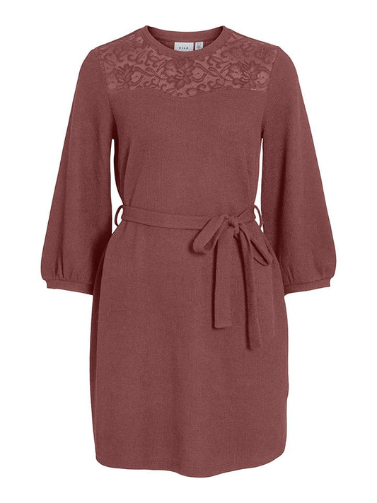 Vila Dress Light Brown Women