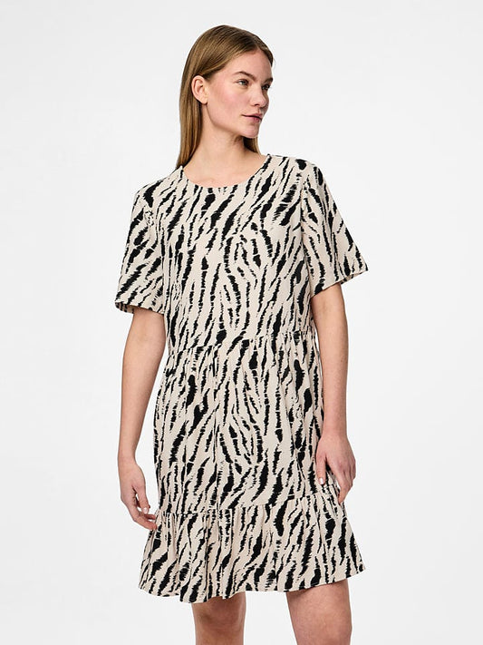 Pieces Dress "Arlem" Sand / Black Women