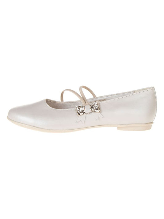 Primigi Leather Ballet Flats "Fantasy party" Cream Women