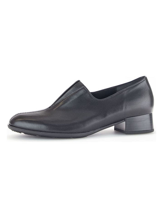 Gabor Leather Loafers Black Women