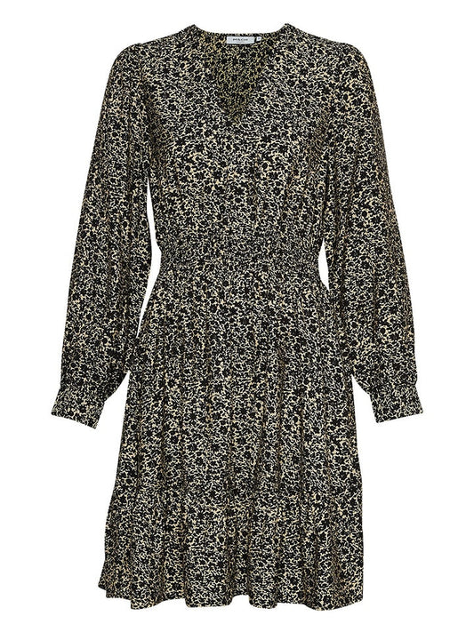 MOSS COPENHAGEN Dress "Karitta Setara" Beige / Black Women