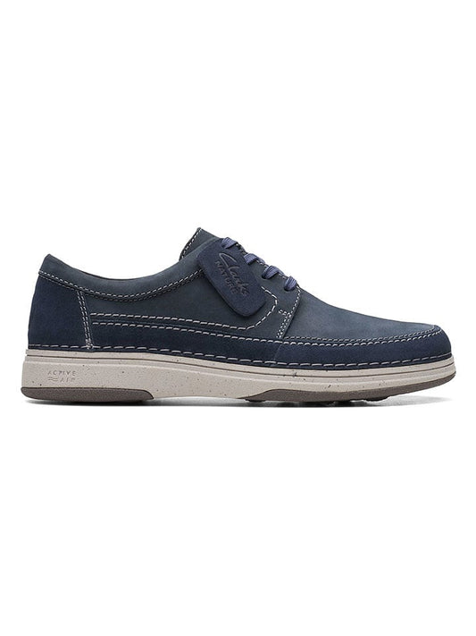 Clarks Leather Moccasins "Nature 5" Navy Men