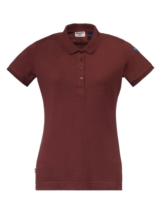 DOLOMITE Performance Polo Shirt "Expedition" Burgundy Women