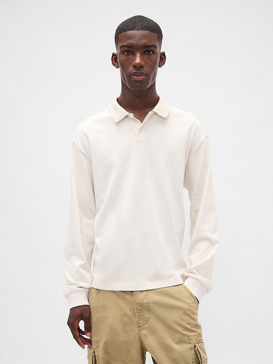 GAP Polo Shirt Cream Men