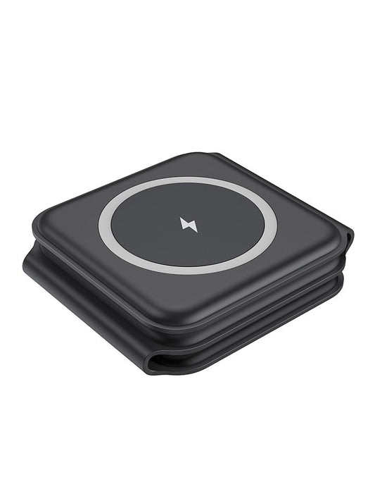 SmartCase Magnetic 3-in-1-Charger Black Unisex