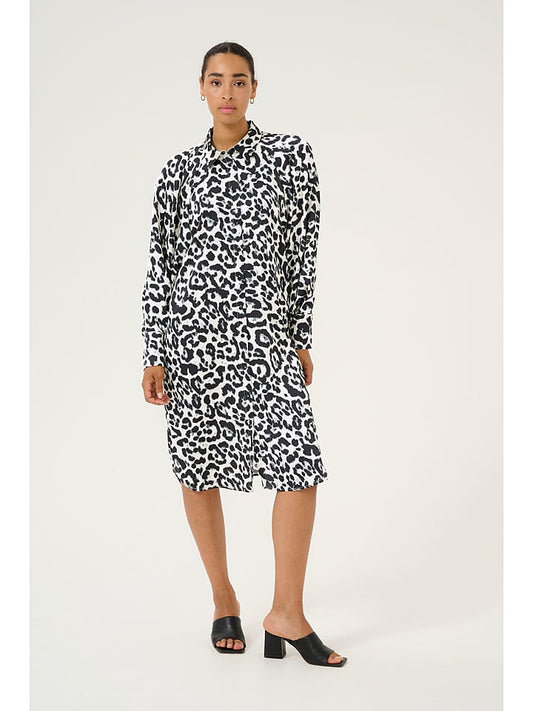 Kaffe Dress "Roxy" White / Black Women