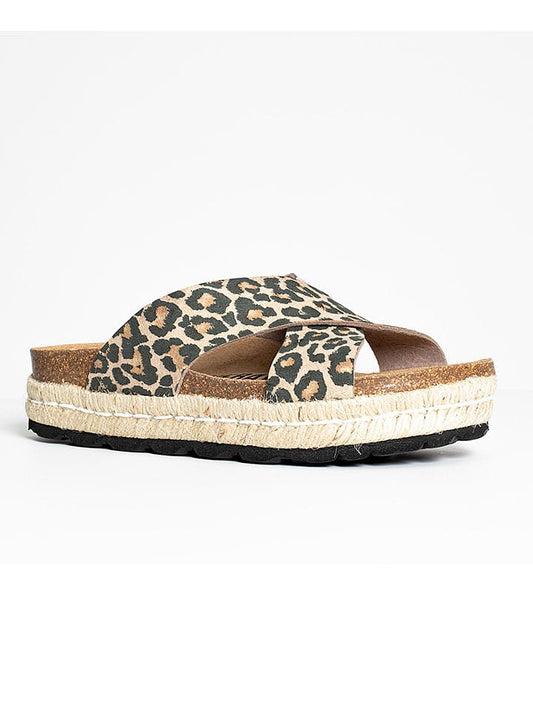 Bluebay Mules "Beta" Beige / Light Brown / Black Women