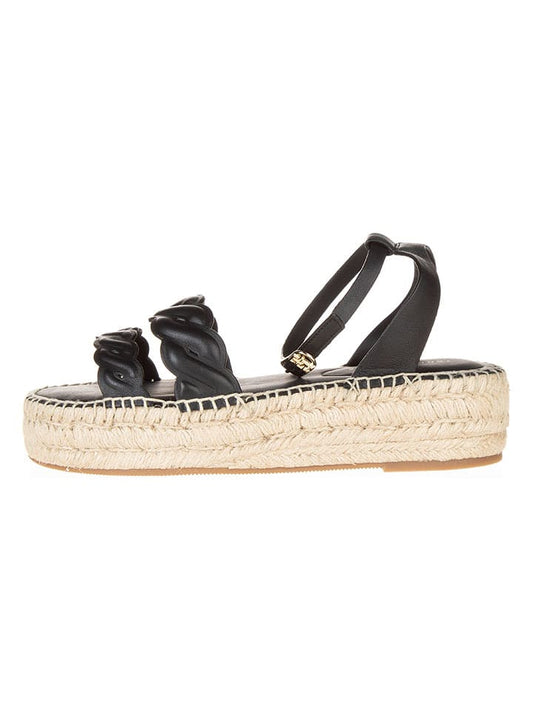 Tommy Hilfiger Shoes Leather Heeled Sandals Black Women