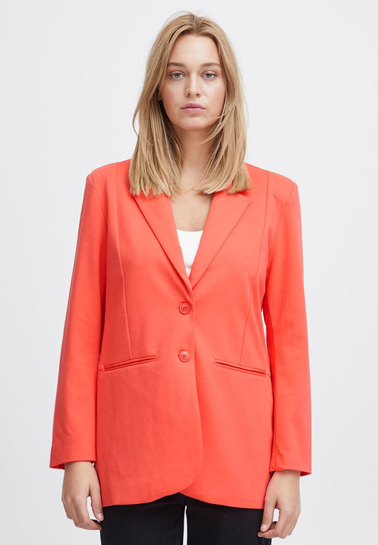 ICHI IHKATE SUS OVERSIZED BL Coral (ZZO322203-G00) Women