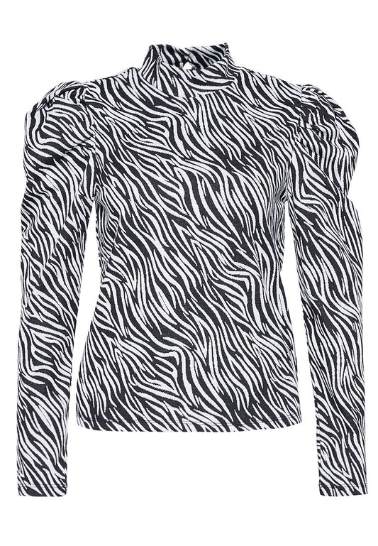 VILA VIPEAT HIGHNECK L/S TOP Black (ZZO1HG807-K00) Women