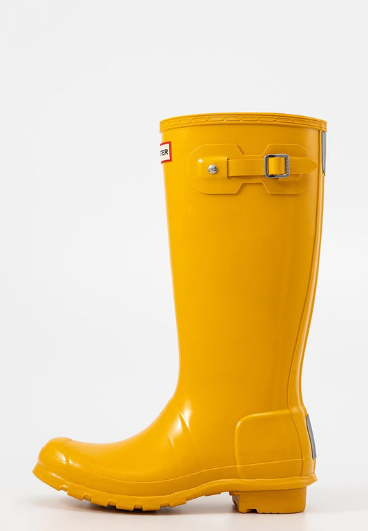 Hunter ORIGINAL big original gloss boot yellow (ZZO2SMA01-E00) Kids