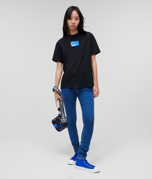 Karl Lagerfeld Jeans Klj Regular Short Sleeve Logo Tee (231J1706) Women