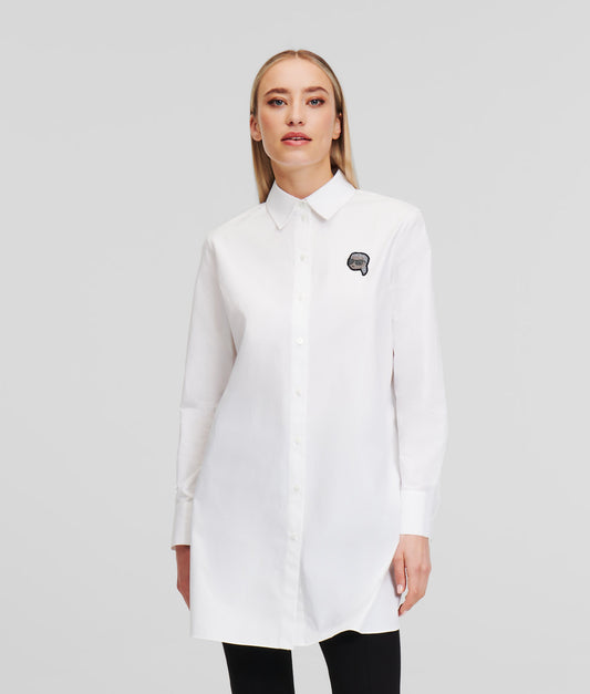 Karl Lagerfeld Ikonik 2.0 Tunic Shirt White (245W1600100) Women