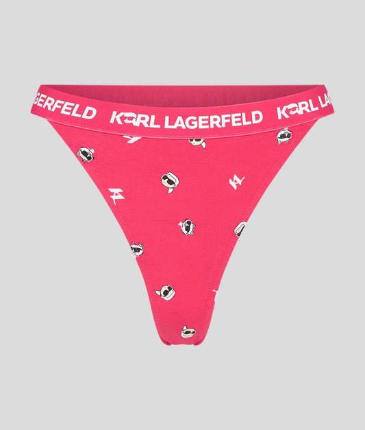Karl Lagerfeld Ikonik 2.0 Brief Ikonik 2.0 Kl Aop Raspberr (245W2119797) Women