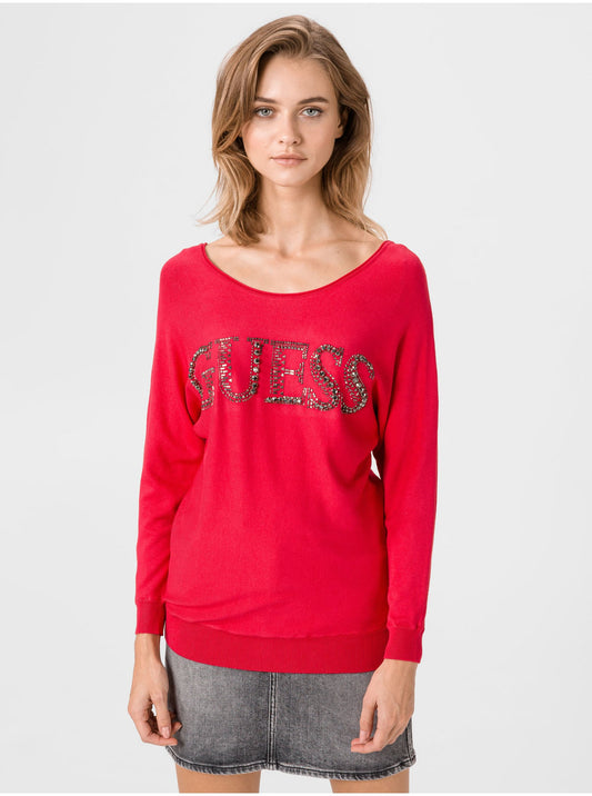Guess, Sweater, Red, Women