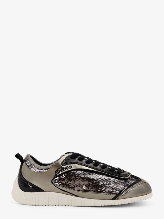 REBY 10 - SNEAKER SEQUINS/MIRROR PEWTER Women