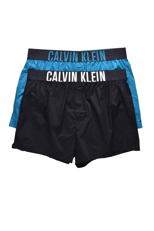 CALVIN KLEIN 2-piece boxer set BLACK/TURQUOISE (256527-1449) Men