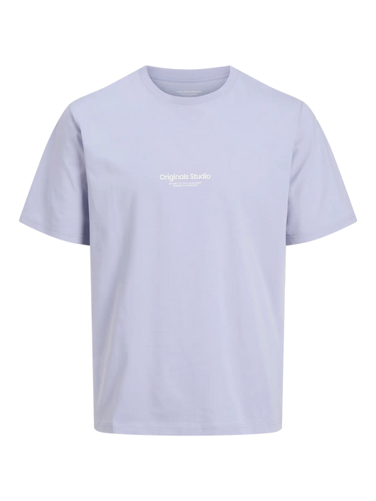Vesterbro Tee Short Sleeve Crew Neck Cosmic Sky (12240121) Men