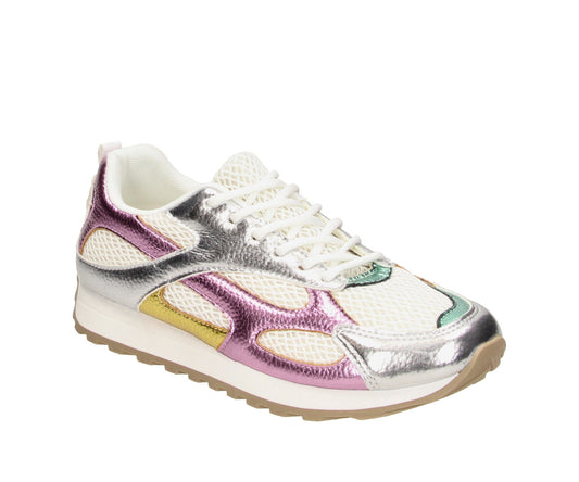 THF Silver - White - Pu metallic COMBI (2BB5300101-8211-HF) Footwear Women