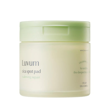Luvum Calming Repair Cica Spot Pad with Centella and Madecassoside 60 Pads 120ml