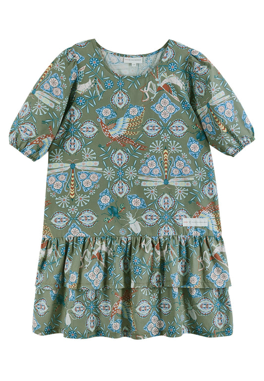 Reima Dress Angervo green (RM723F004-M11) Kids