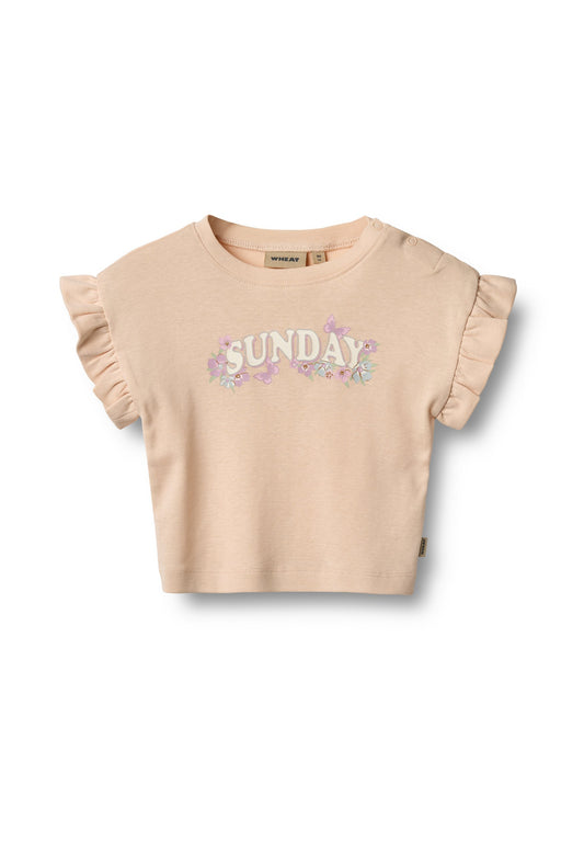 Wheat T-Shirt S/S Esther apricot (ZZO2Y8F72-J00) Kids