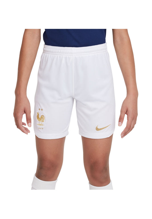 Nike Performance FRANCE FFF Y NK DF STADIUM SHORT HOME white (N1243E12D-A11) Kids