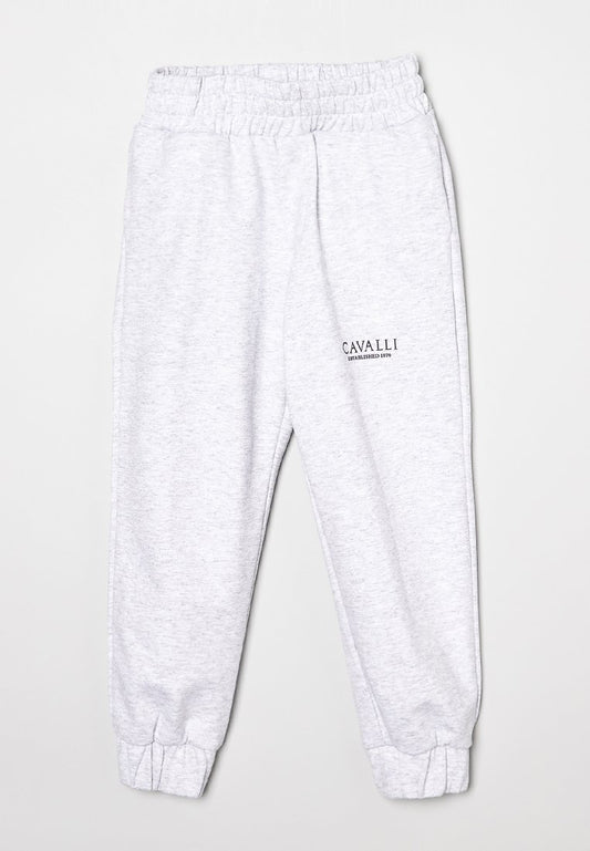 Roberto Cavalli Junior boy jogging pants flag light grey (ZZO1RD153-B00) Kids